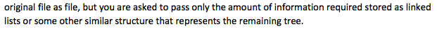 input file. Your program is based on a recursive function which will