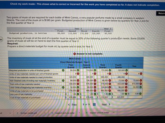 please help! Check my work mode : This shows what is correct