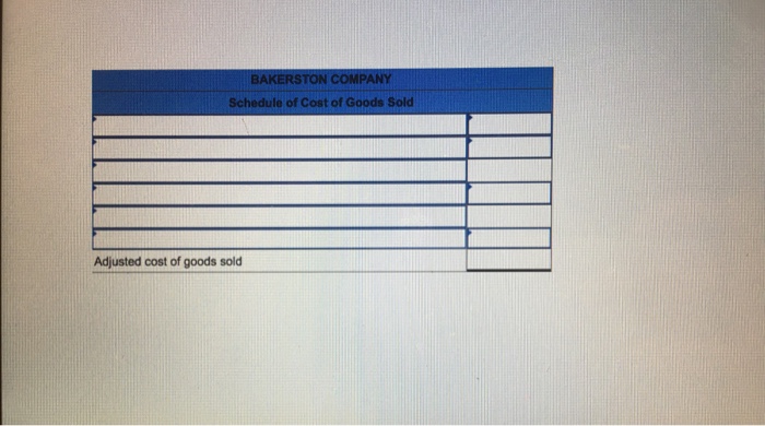 322,300 Materials costs The ending inventory was 80% complete with respect to