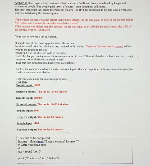 convert this question into a python code with explanation of the code