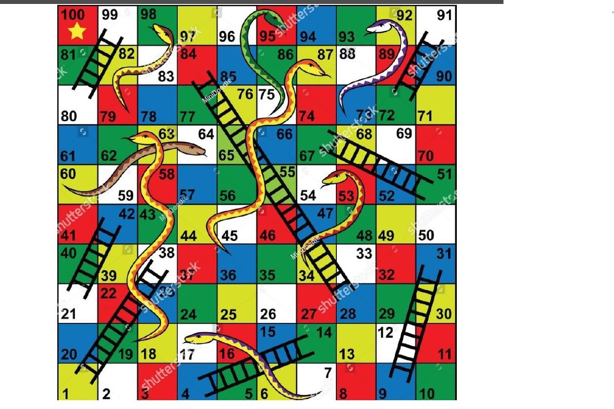 Indian board game regarded today as a worldwide game. It is played