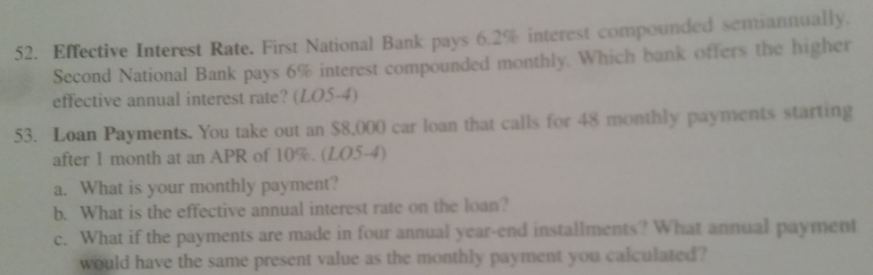 please answer question 52 and 53 and please explain how do you