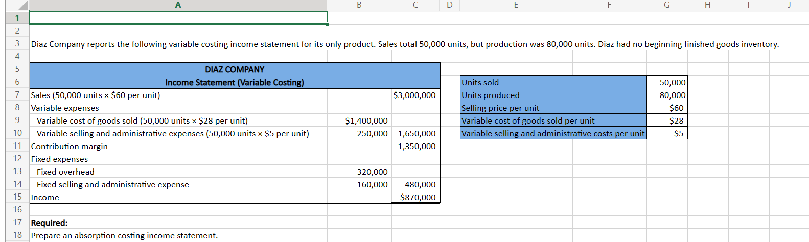 an Excel formula: 1. Begin each formula with an = sign. 2.