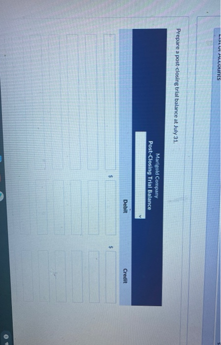Accumulated Depreciation--Equip. 4.900 201 Accounts Payable 2.000 208 Unearned Rent Revenue 18.500