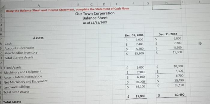  G H A B C D E F 1 Using the