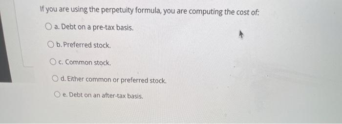 existing debt. O c. Observing the coupon rate on the firm's outstanding