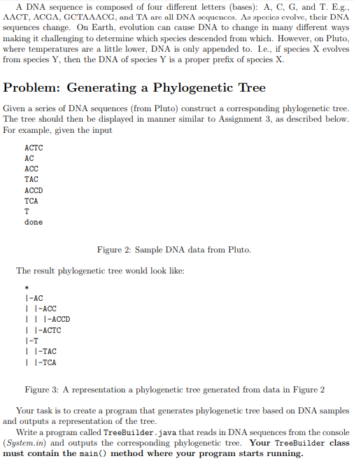 over time. Each node one species to another. Scientists build such trees