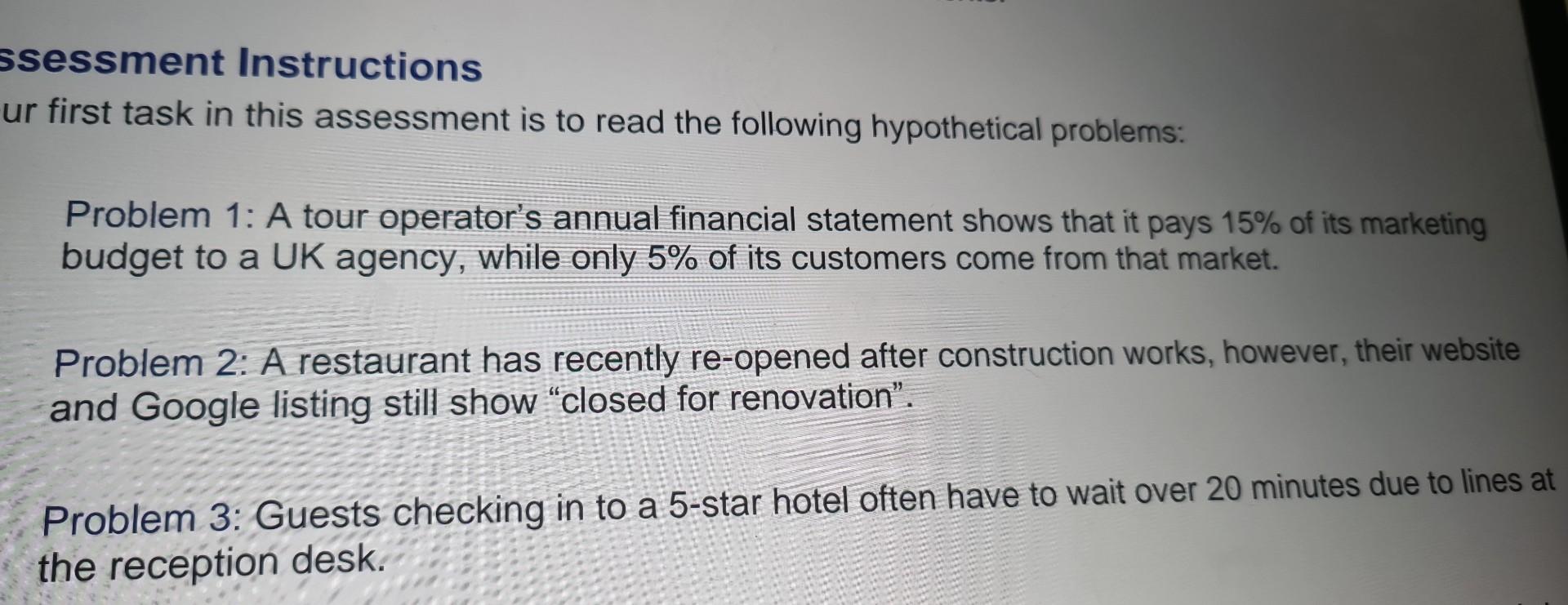  how are these three an human resource problem , an financial