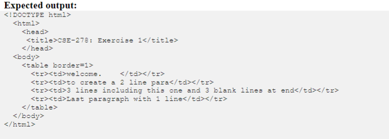 last lines of each paragraph. import java.util.Scanner; /* Name of the class