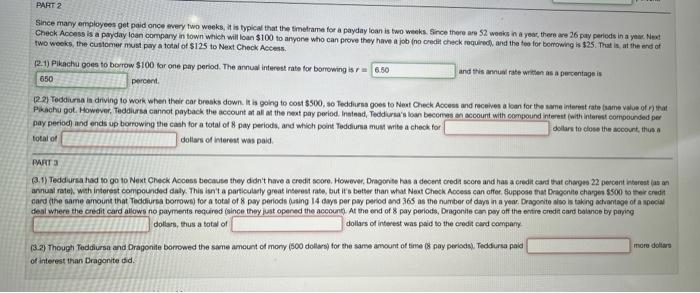 use 365 as the number of days in a year. A custemer