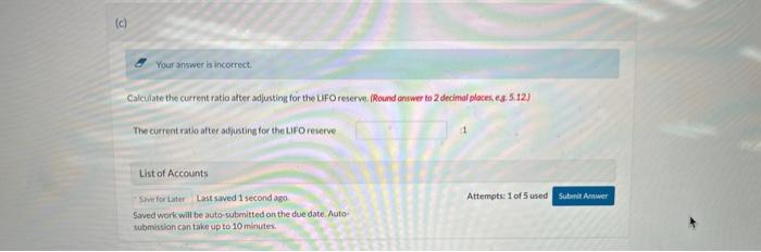 a recent year. General Motors uses the LIFO inventory method. Calculate the