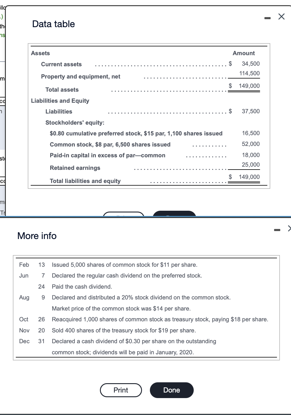 are not required. (Record debits first, then credits. Exclude explanations from any