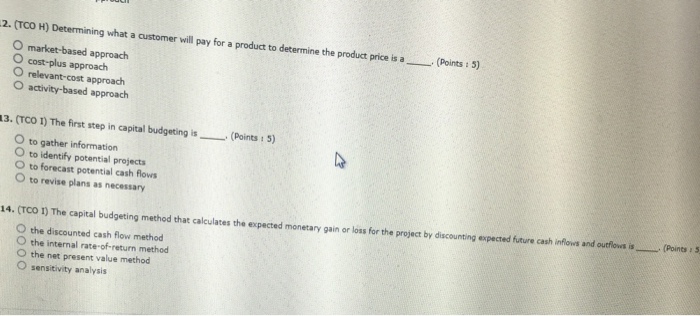  Determining what a customer will pay for a product to determine