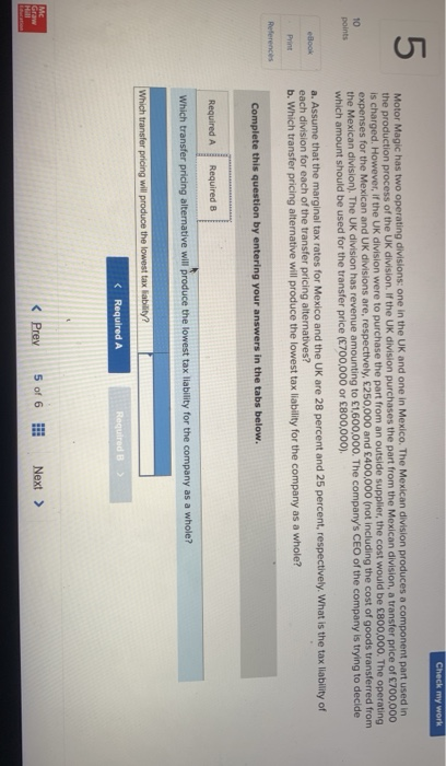 divisions: one in the UK and one in Mexico. The Mexican division