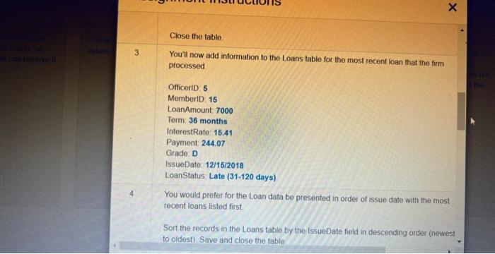 scroll the content Step Instructions 1 Start Accoss. Open the downloaded Access