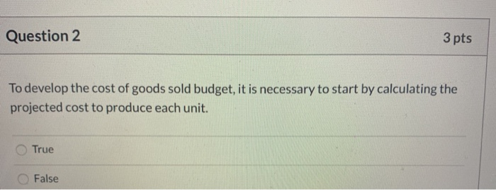 purposes, and absorption costing is used for internal decision-making purposes. True False