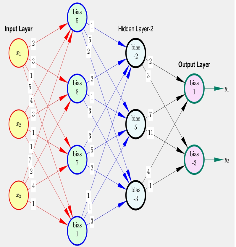  TASK-3("BASICS" of ANNs) Consider deep feedforward ANN with its weights and