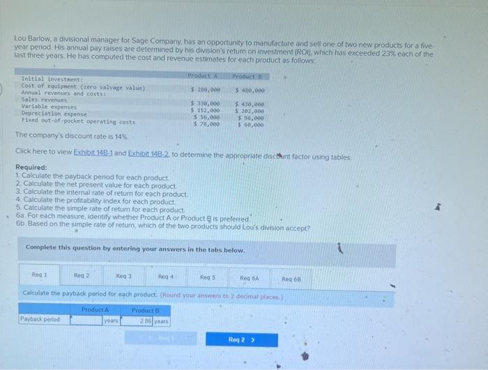  i just need product A* ( use the right data for