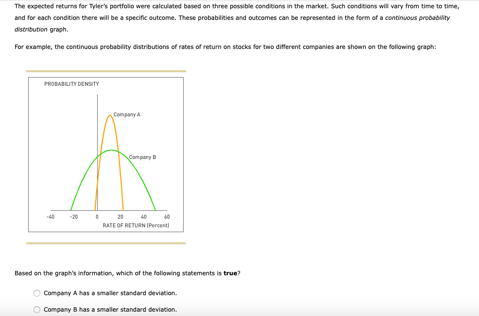measure of the average (mean) value expected to occur during all possible