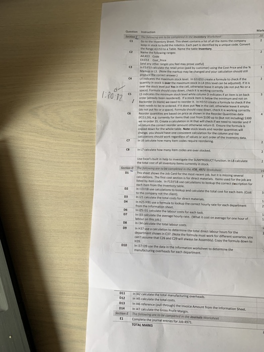 require orderingin L7 calculate how many item codes are over stocked in