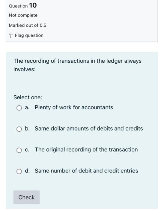 Select one: a. an investment. b. a non-current asset. c. property, plant