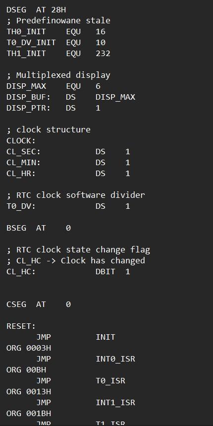 for 8032-generic microcontroller. Please also refer the type of code below. 1.