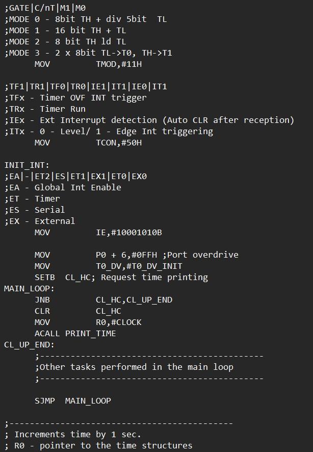assembler language code, I want like this. Below is an example of