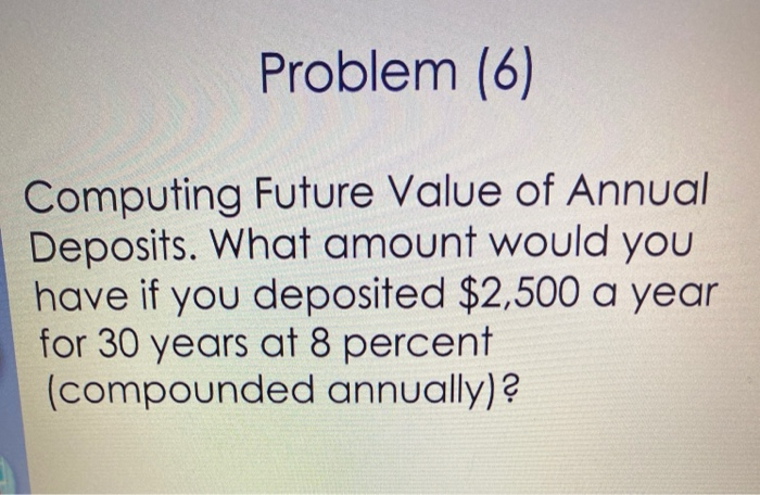 eight years from now for her daughter's college fund. If she will