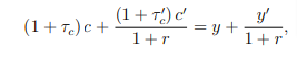 Consider the two-period model in partial equilibrium, i.e. the endowment economy. Assume
