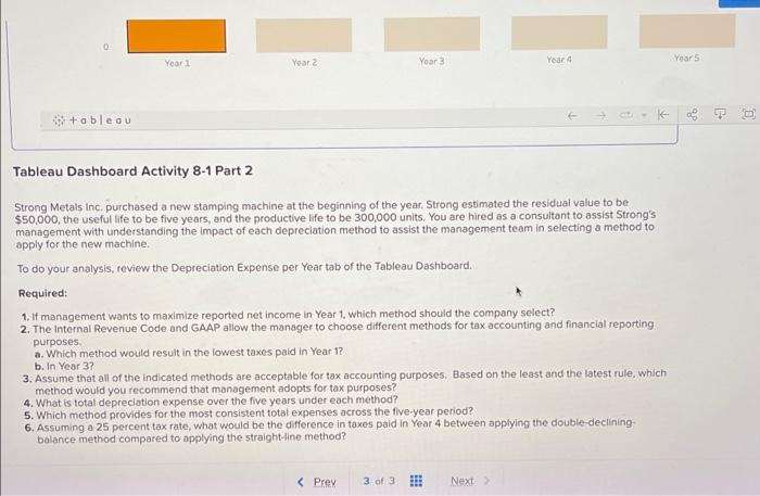 Metals Inc. purchased a new stamping machine at the beginning of the