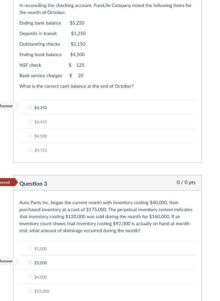 Please Explain how to find the answer. In reconciling the checking account,