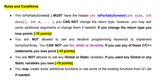 binary search algorithm over an array of integer numbers and size n.