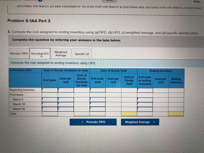 below) Warnerwoods Company uses a periodic inventory system t entered into the