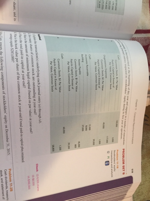  Explain the transaction(s) underlying each journal entry (a) through (d). How