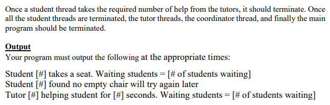 are told that the project is a modification of the sleeping barber