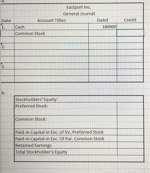 transactions Eastport Inc, was organized on June 5, Year 1. It was