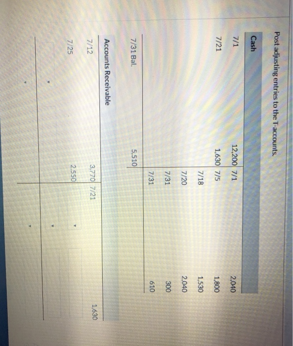 the amount is entered. Do not indent manually. If no entry is