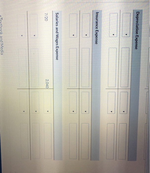 of the insurance expired. (4) Acount shows $330 of cleaning supplies on