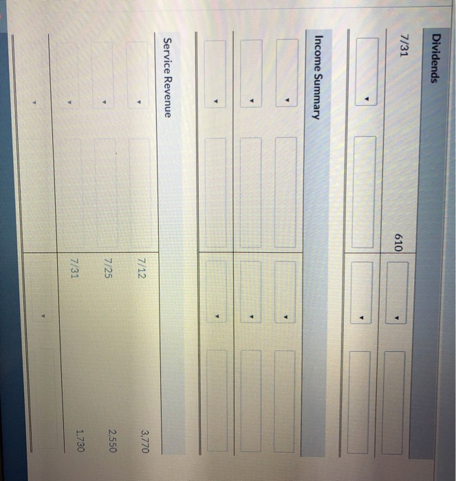 the closing process. (Credit account titles are automatically Indented when the amount
