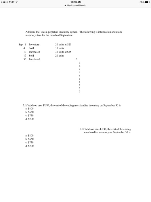 perpetual cost flow, calculate the value of the ending inventory and the