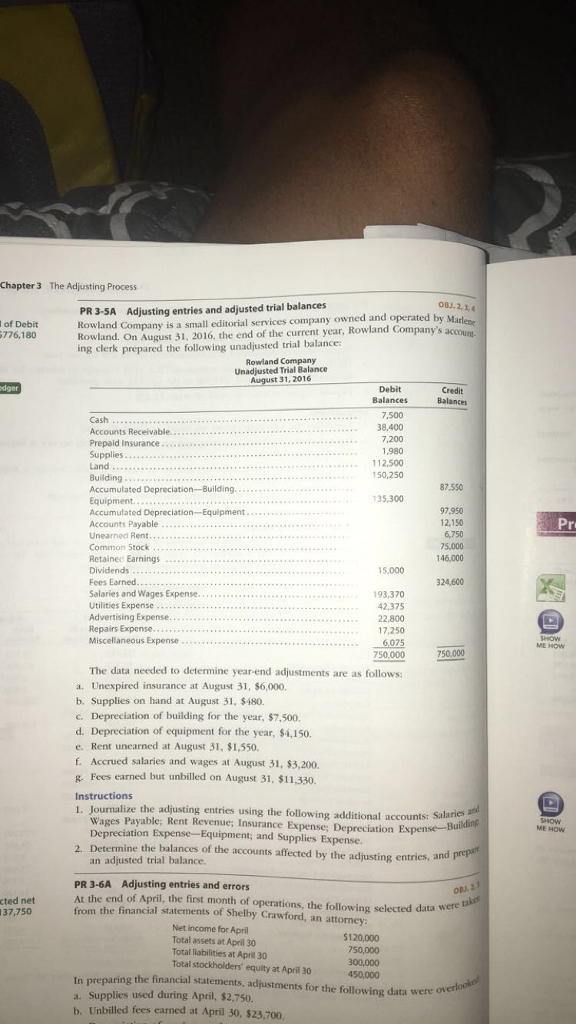  Pr 3-5a 1 an 2 Chapter 3 The Adjusting Process of