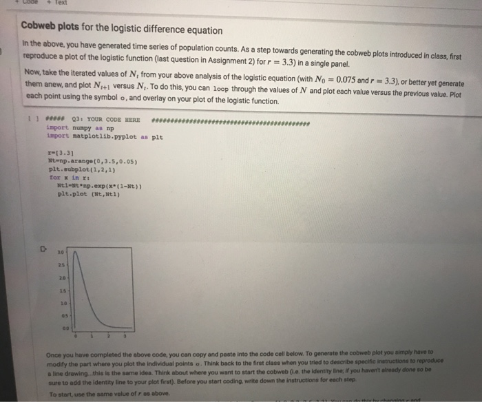 logistic difference equation In the above, you have generated time series of