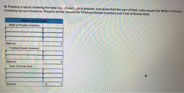 raw materials on credit, $260.000. b. Materials requisitions record use of the