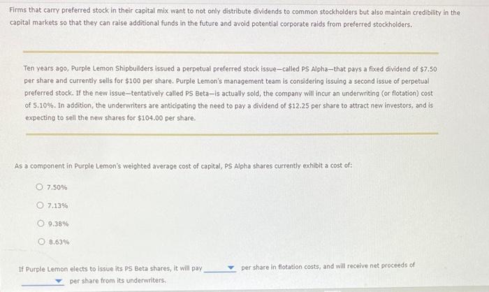  Dropdown options:If purple lemon elects to issue its PS Beta shares,