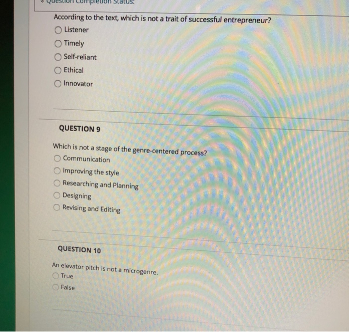 learned. True False QUESTION 4 What kinds of sources does formal research