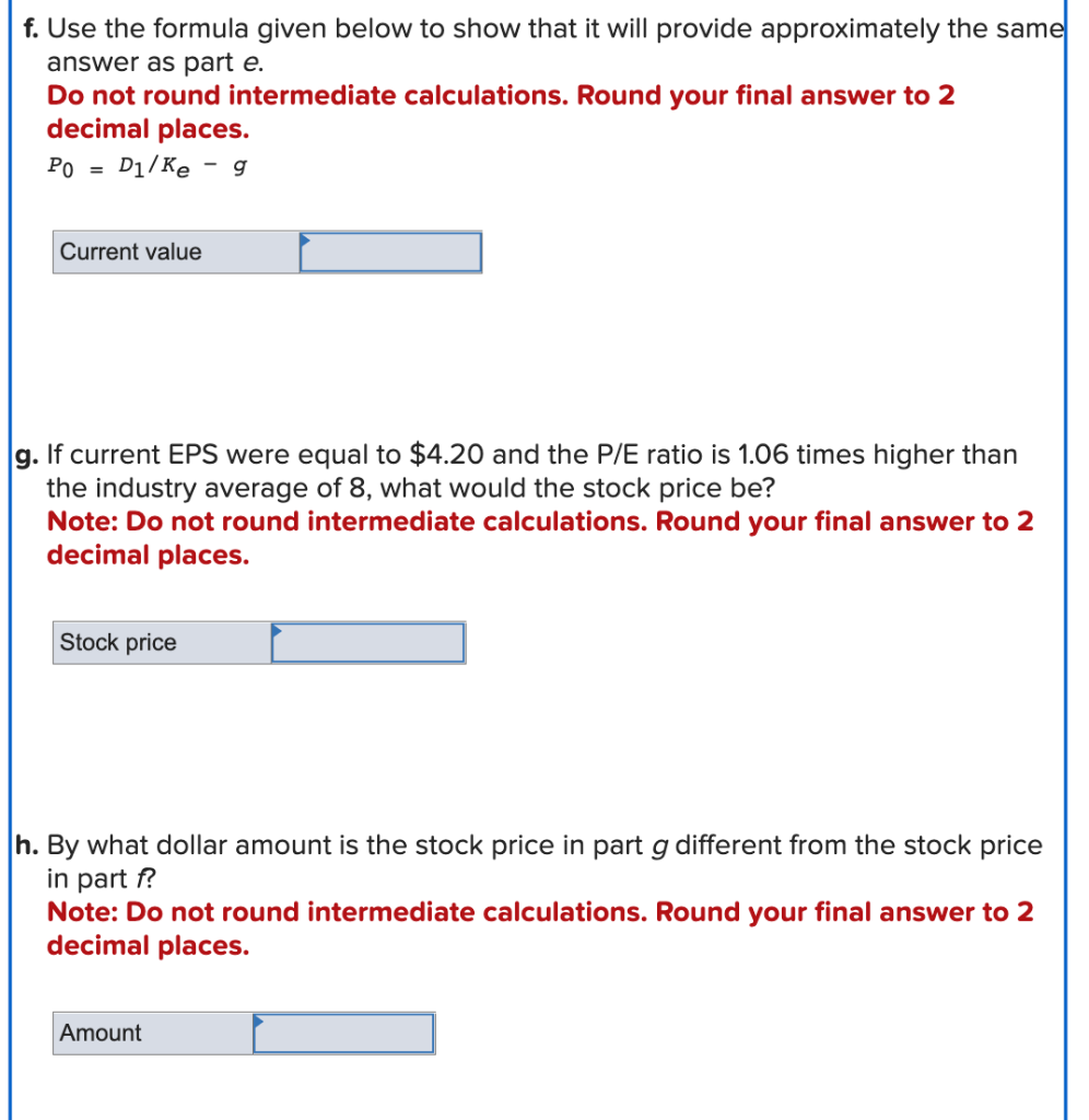 last year. The dividend is expected to grow at a constant rate