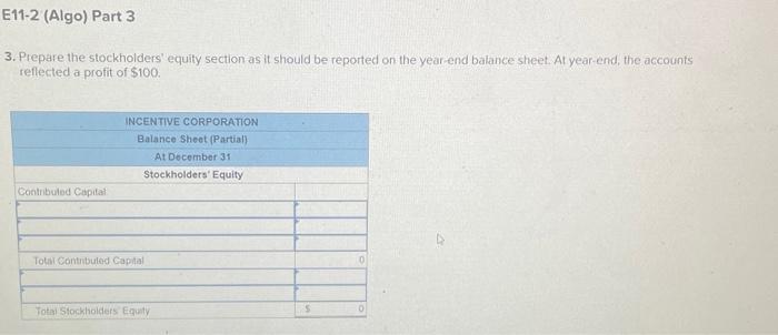 [LO 11-2, LO 11-3] [The following information applles to the questions displayed