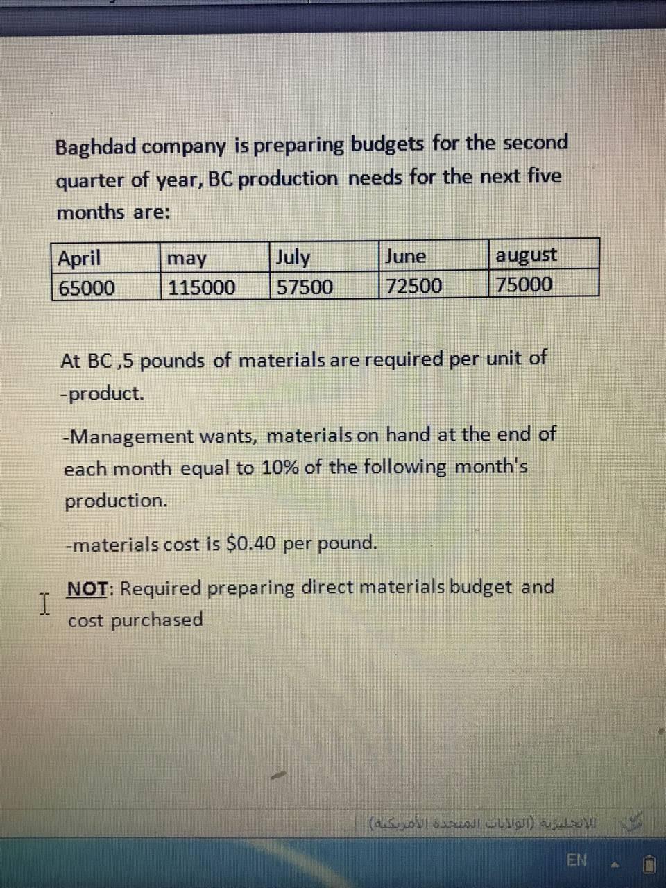  I need the answer as soon as possible Please. And I