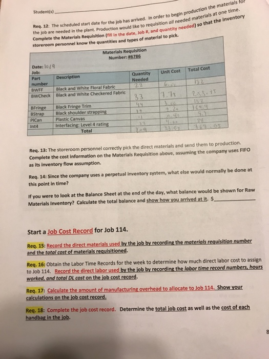 achieved by producing larger batch sizes. Recall, however, that fabric can be