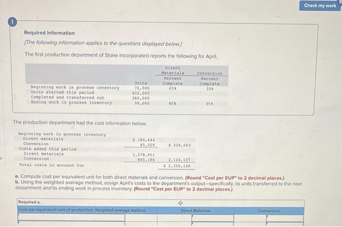 belive it or not this is all one question please help Required